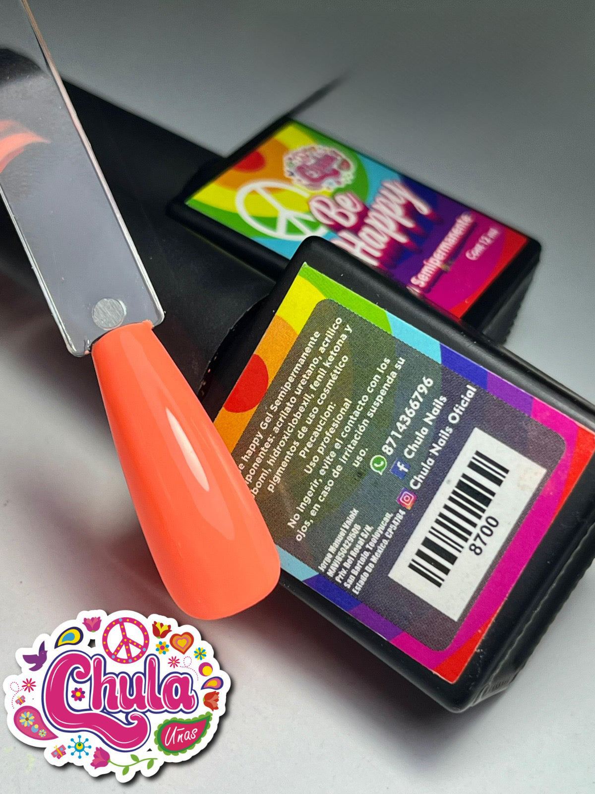 LÍNEA DE GEL BE HAPPY N.º 8700 12 ML