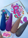 COLECCIONES DE ACRILICO CHULA  4 Pzas 7gr