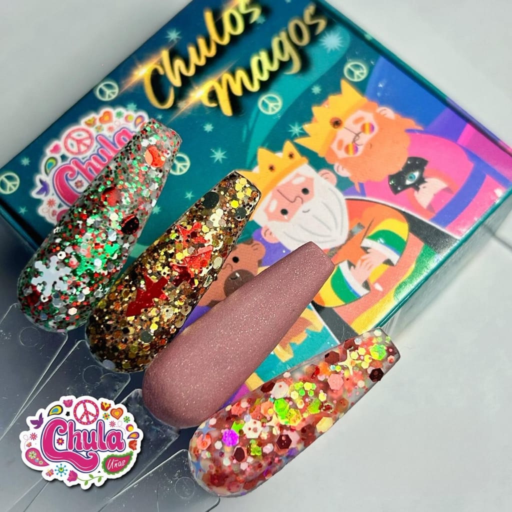 COLECCIONES DE ACRILICOS CHULOS MAGOS 4 Pzas 7gr