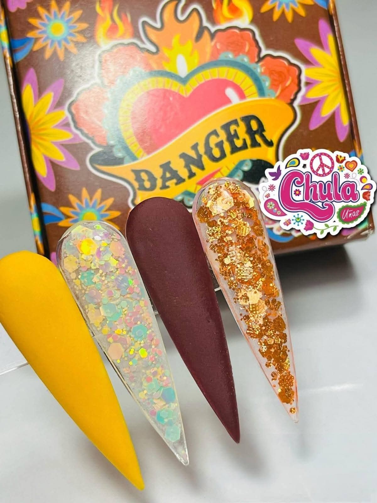 COLOECCIONES DE ACRILICOS DANGER 4 Pzas 7gr