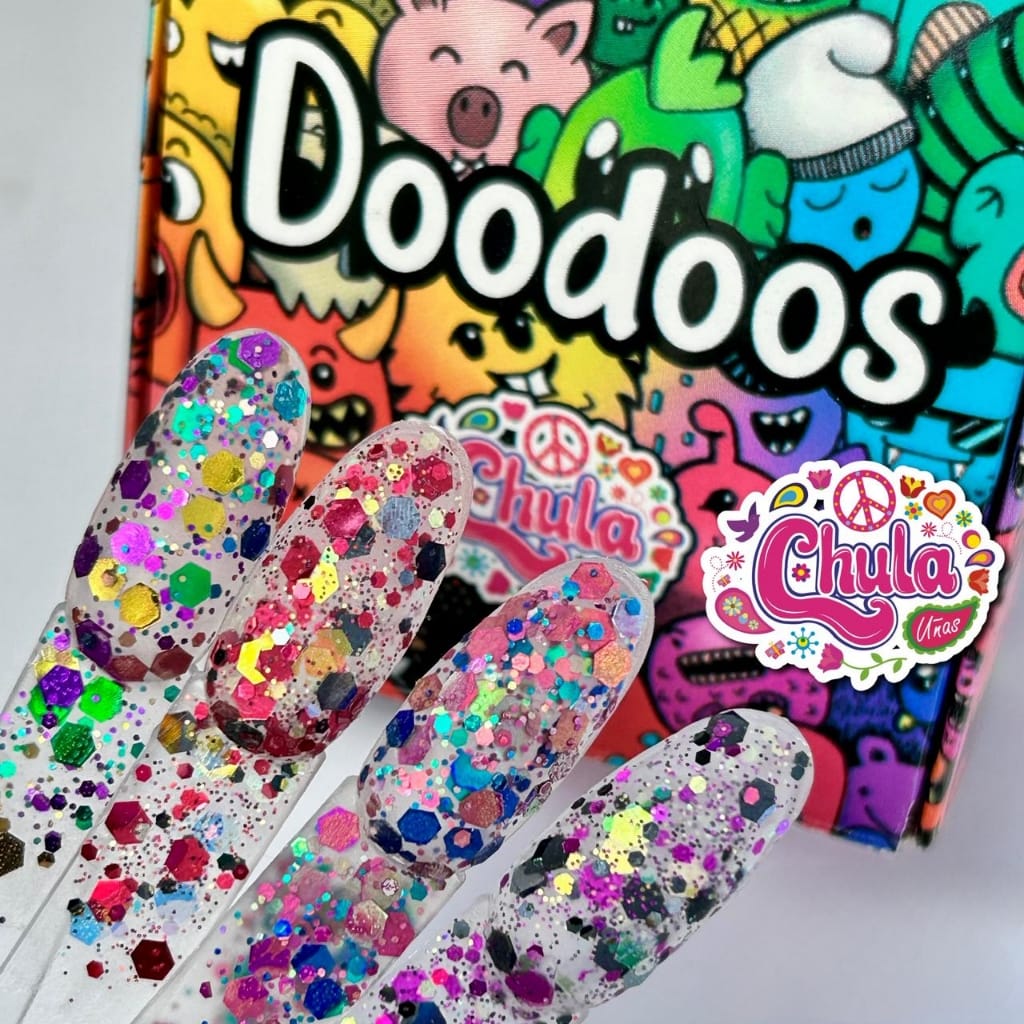COLECCIONES DE ACRILICOS DOODOS 4 Pzas 7gr