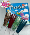 COLECCIONES DE ACRILICOS FREEDOM 4 Pzas 7gr