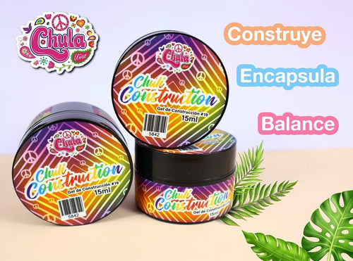 CHULI CONSTRUCCIÓN # ROSA TRASLÚCIDO 15 ML