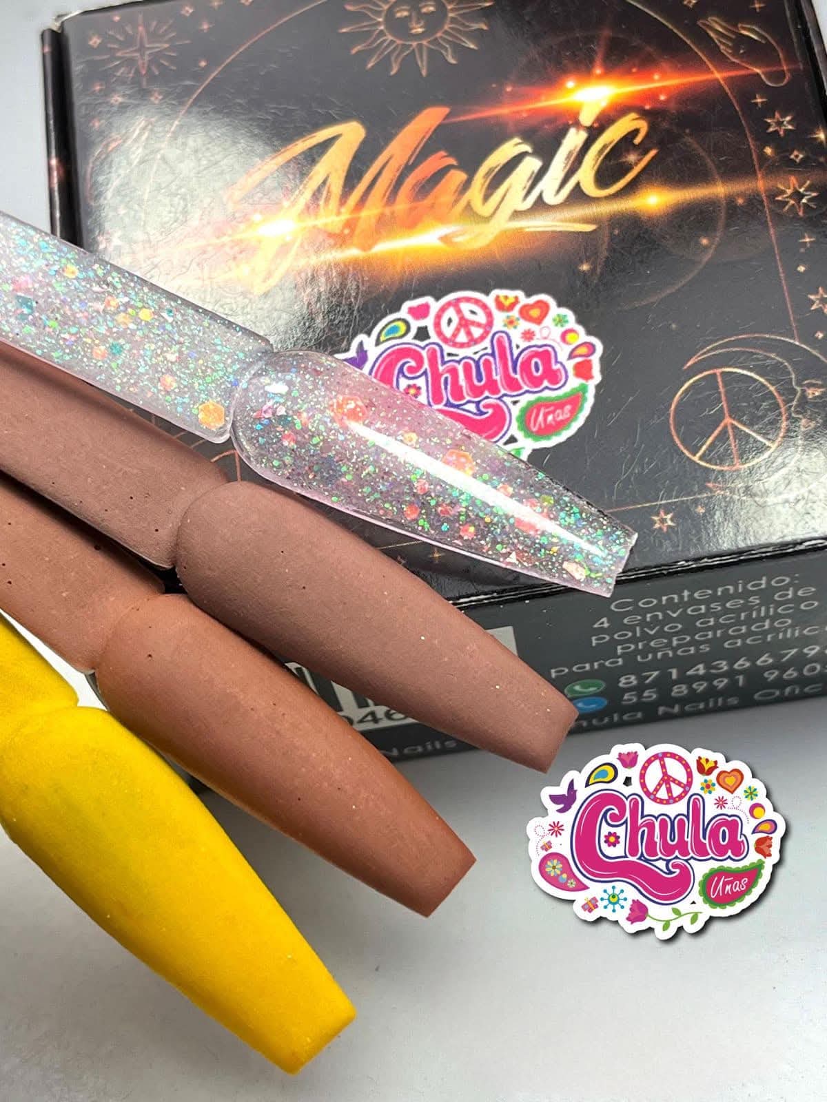 COLECCIONES DE ACRILICOS MAGIC 4 Pzas 7gr