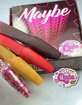 COLECCIONES DE ACRILICOS MAYBE 4 Pzas 7gr