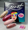 COLECCIONES DE ACRILICOS SECRET 4 Pzas 7gr