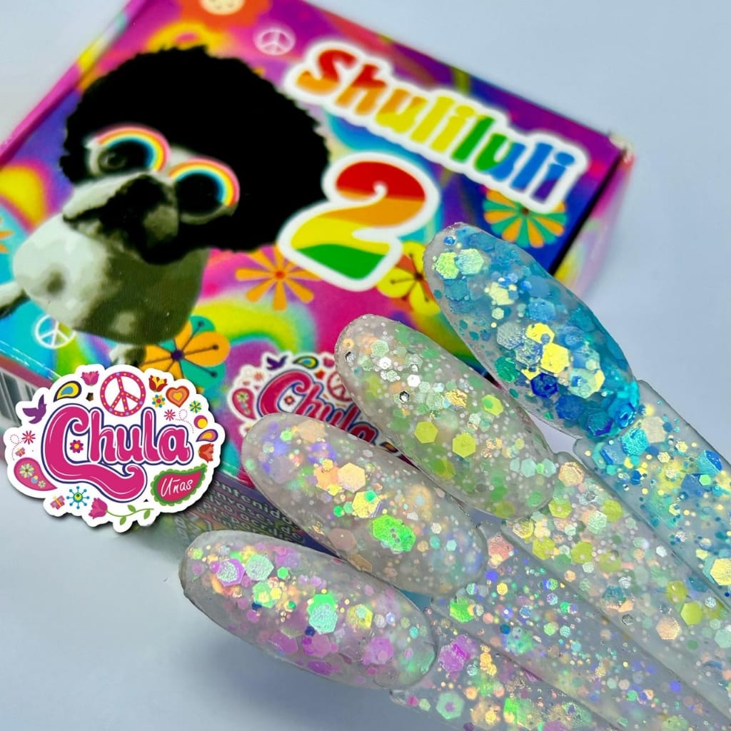 COLECCIONES DE ACRILICOS SHULILULI 4 Pzas 7gr