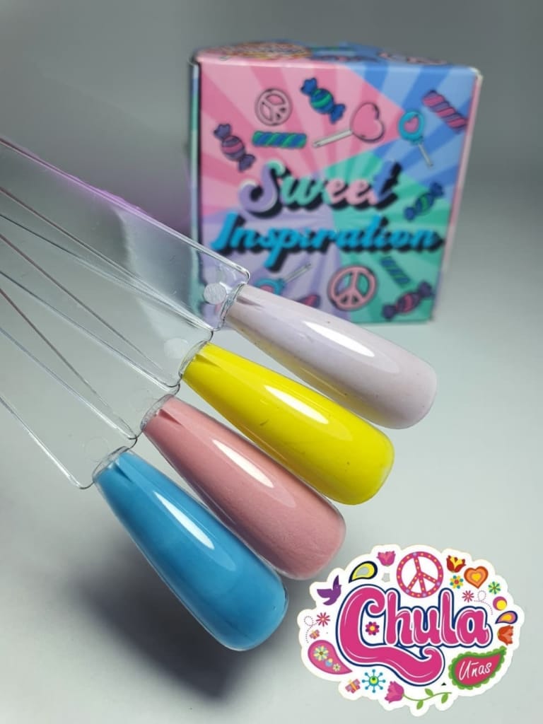 COLECCIONES DE ACRILICOS SWEET INSPIRATION 4 Pzas 7gr