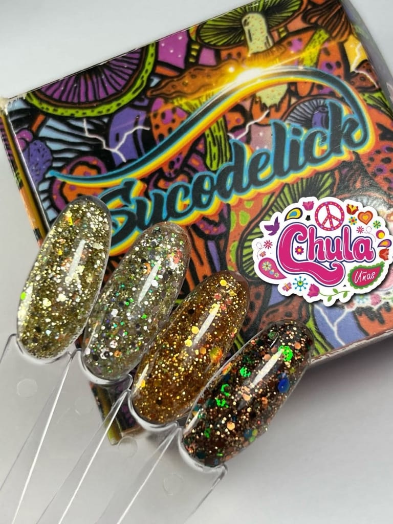 COLECCIONES DE ACRILICOS SYCODELICK 4 Pzas 7gr