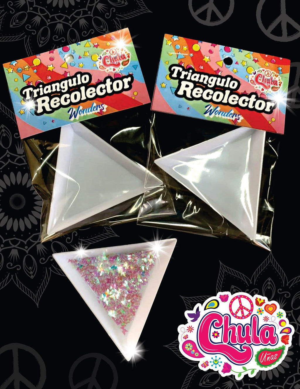TRIÁNGULO PARA DECORACIÓN (BLANCO)