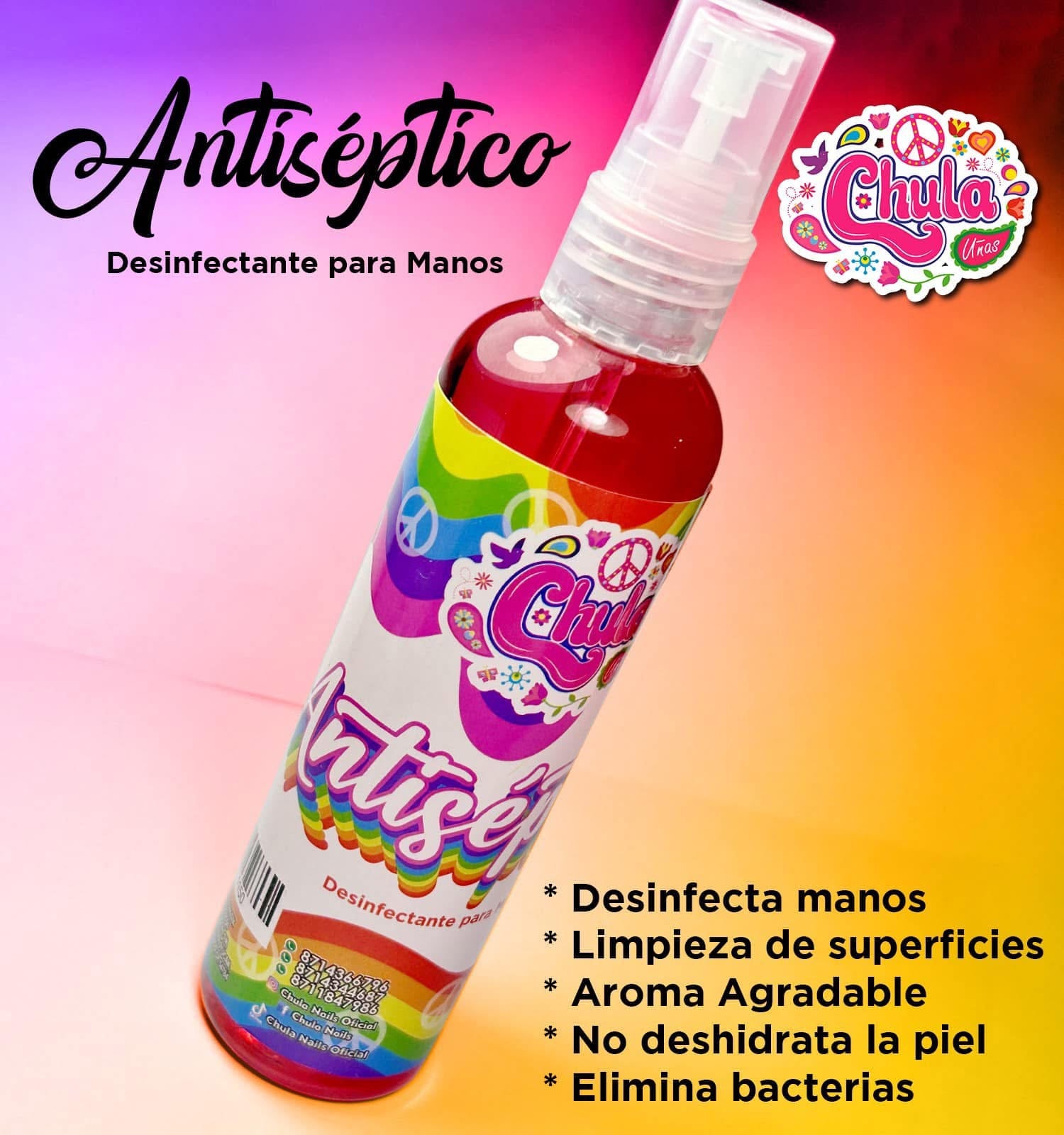 ANTISÉPTICO 120 ML (DESINFECTANTE)