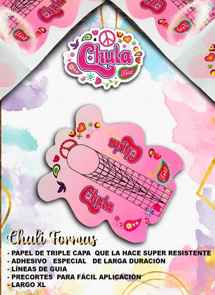 CHULIFORMAS 100 UNIDADES (FORMAS ESCULTURALES GRANDES)